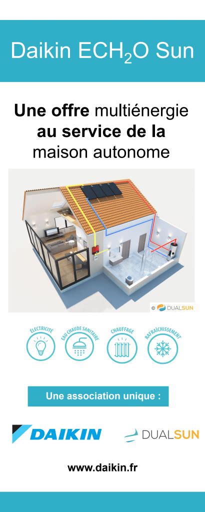 Quels sont les éléments compris dans un kit DAIKIN ECH2O Sun.
